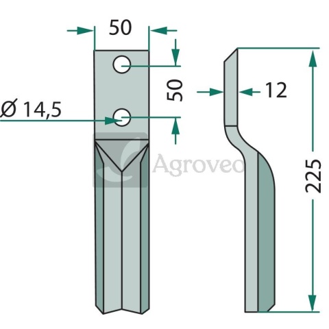 Nóż rotacyjny 180KRO-06 Nóż rotacyjny 180KRO-06