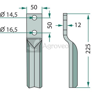 Nóż rotacyjny 180KRO-07