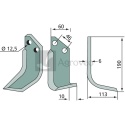 Nóż wygięty 180MUR-07R 12000101 Nóż wygięty 180MUR-07R 12000101