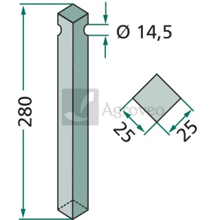 Palec rotujący 180RH-502 514486.1