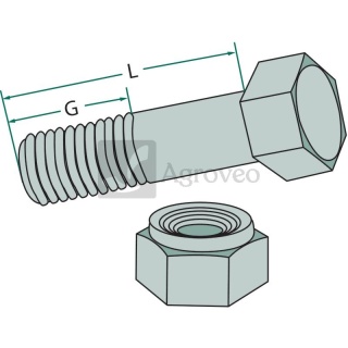 Śruba noża 18030-1645