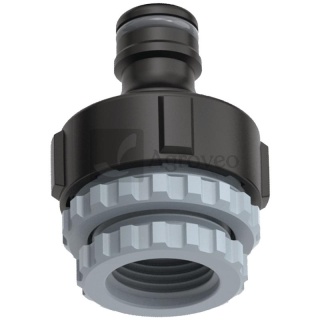 Przyłącze kranowe 1" z redukcją na 3/4" i 1/2" GRANIT BLACK EDITION 7540000058