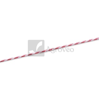 Rzutka do drzew fi 2mm biała w kropki czerwone 60m 32271074