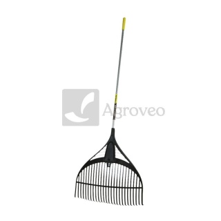 Grabie do liści amerykańskie PVC z metalowym trzonkiem i uchwytem D 76570731 31124