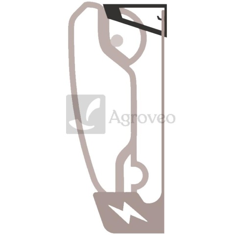 Wieszak ścienny na kosiarkę Husqvarna 12521833