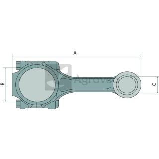 Korbowód 30271157 391640, 490566
