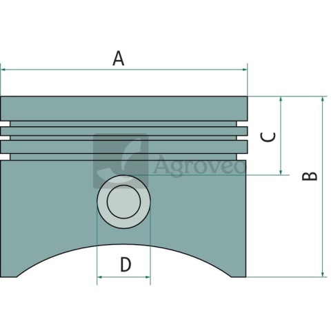 Tłok 30271149 13101-Z0T810, 13101-ZH8-010, 13101-ZH8-000 Tłok 30271149 13101-Z0T810, 13101-ZH8-010, 13101-ZH8-000