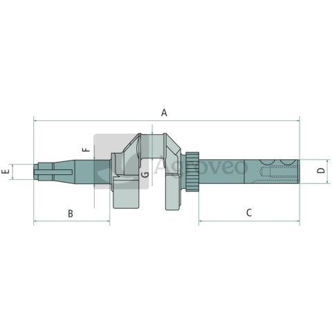 Wałek korby 715796468 796468