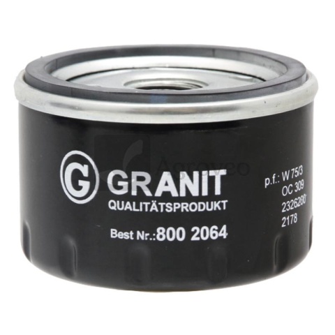 Filtr oleju silnikowego 8002064 2175-117, 2175-136, 2175136, 2175283, 2175-283, 2175117, 2175-107, 2175107, WL7254, HF0761500, S Filtr oleju silnikowego 8002064 2175-117, 2175-136, 2175136, 2175283, 2175-283, 2175117, 2175-107, 2175107, WL7254, HF0761500, S