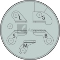 Włącznik zapłonu 18270068 125104X, 3621R, 532 36 54-02, 532 12 51-04, 4406R, 365402, W463 + 2R805, 430-538, 33-386