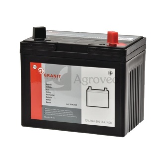 Akumulator kosiarki traktorka 12V/28Ah 195x125x175 57962035 U1L-9 SLA, 550902