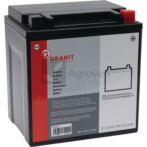 Akumulator 12 V / 30 Ah 57953033 53030-AGM, FIX30 Akumulator 12 V / 30 Ah 57953033 53030-AGM, FIX30