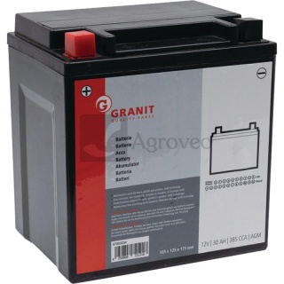 Akumulator 12 V / 30 Ah 57953034 DIN53034, 53034-AGM, FIX30L