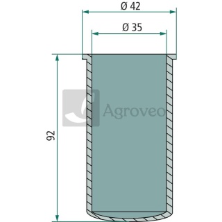 Osłona wałka przekaźnika mocy 614397010