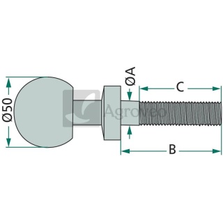 Sworzeń kulowy 20000007