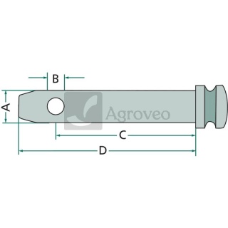 Sworzeń łącznika górnego 20012790