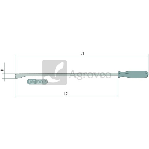 Pręt do podważania, 18x320mm 7889118103 911.8103 Pręt do podważania, 18x320mm 7889118103 911.8103