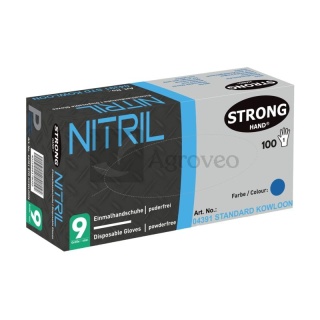 Rękawice jednorazowe, niebieskie, nitrylowe 5170505-09