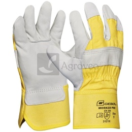 Rękawice ze skóry bydlęcej Granit 5170155-10