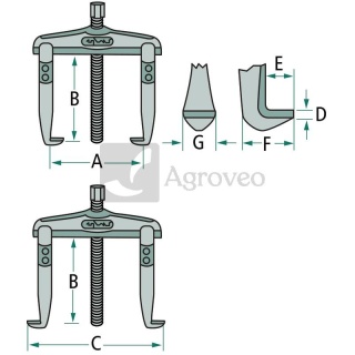 Ściągacz uniwersalny 7886200105 620.0105