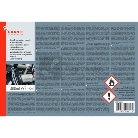 Spray ułatwiający rozruch 400 ml 320320004-2