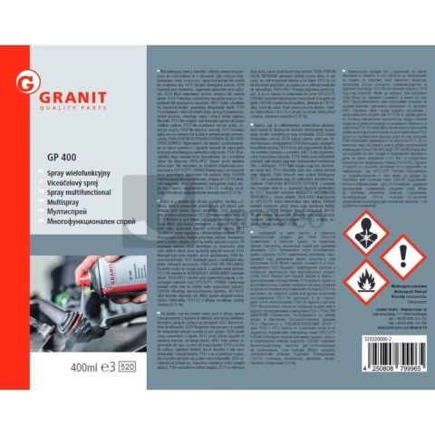 Spray wielofunkcyjny 400 ml 320320000-2