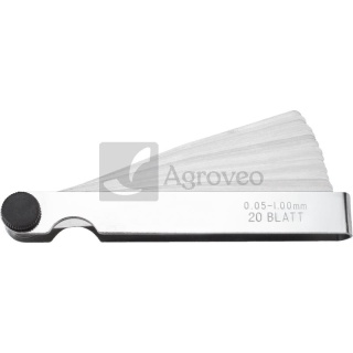 Szczelinomierz, 20 arkuszy 7302101