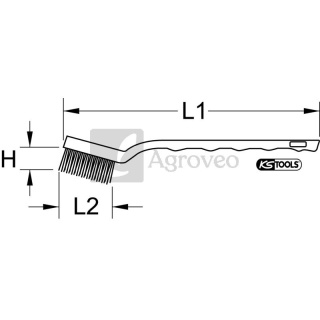Szczotka druciana do świec zapłonowych z drutu stalowego 7882012315 201.2315