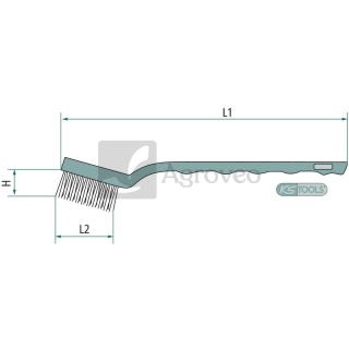 Szczotka druciana do swiec zaplonowych z drutu miedzianego 7882012316 201.2316