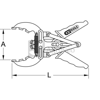 Szczypce do pierścieni tłokowych Ø50-100 7881501175 150.1175