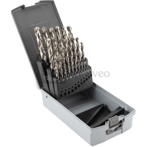 Zestawy wierteł spiralnych HSS-R 76010R025 Zestawy wierteł spiralnych HSS-R 76010R025