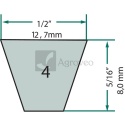 Pasek klinowy 57274045 4L450K, 248-045 Pasek klinowy 57274045 4L450K, 248-045