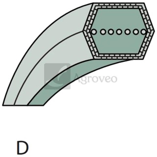 Pasek klinowy 57270551 M95728, M84156, M140021, 266-122