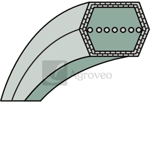 Pasek klinowy podwójny 25530 1013163 1013163