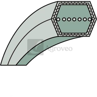 Pasek klinowy podwójny 25530 1013192 1013192