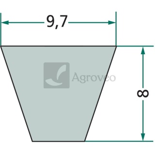 Pasek klinowy wąski 575SPZ X 0850 9490 000 7840, 9490 000 7850