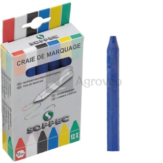 Kreda do znakowania drewna niebieska 12szt. 32270043