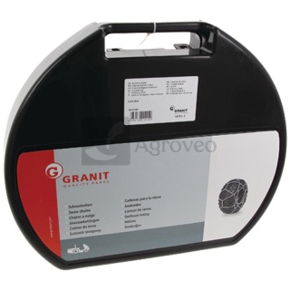 Łańcuchy śniegowe, ślad rombowy 16x6.50-8 2szt. GRANIT 34270262