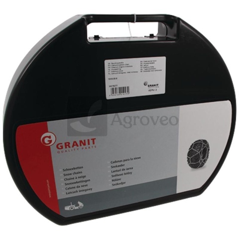 Łańcuchy śniegowe, ślad rombowy 18x9.50-8 2szt. GRANIT 34270277 Łańcuchy śniegowe, ślad rombowy 18x9.50-8 2szt. GRANIT 34270277