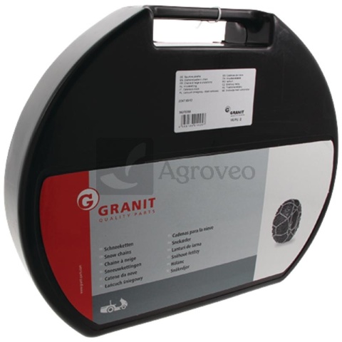 Łańcuchy śniegowe, ślad rombowy 20x10.00-8 AS 22x7.50-12 2szt. GRANIT 34270359 Łańcuchy śniegowe, ślad rombowy 20x10.00-8 AS 22x7.50-12 2szt. GRANIT 34270359