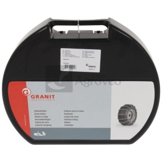 Łańcuchy śniegowe drabinkowe 14x6.00-8 2szt. GRANIT 34270501