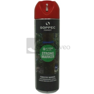 Spray do znakowania drewna czerwony Marker Strong 500ml 32270828