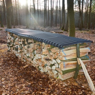 Osłona drewna opałowego 1140x740x130mm 32270505
