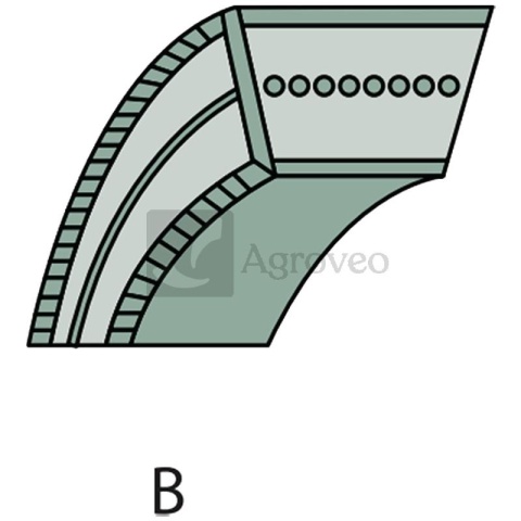 Pas klinowy 2x105" Lg. 515754-0125A 754-0125, 754-0125A Pas klinowy 2x105" Lg. 515754-0125A 754-0125, 754-0125A
