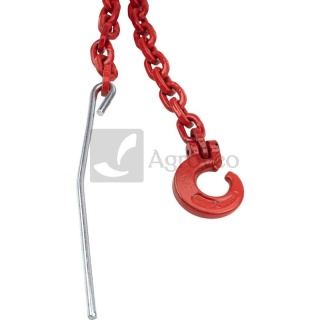 Łańcuch kwadratowy typu choker z hakiem i igłą 7mm 32270329 VKF 7 D-KSRV 2500