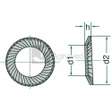 Podkładka Schnorr 32272033 Podkładka Schnorr 32272033