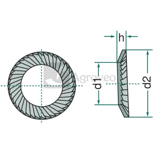 Podkładka Schnorr 32272033