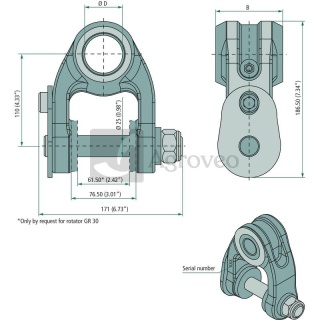 Przegub Link BR 1 80/35 25702865 201003