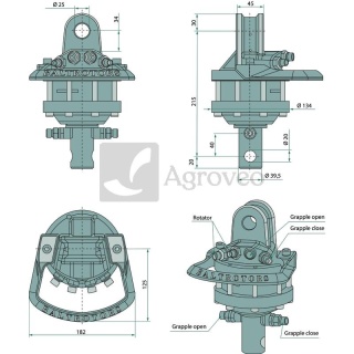 Rotator GR10 25702800 GR10