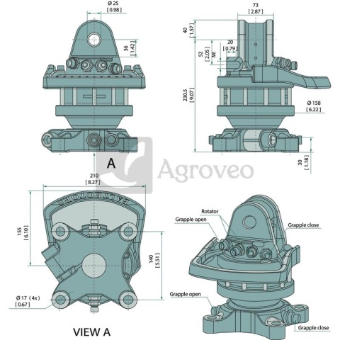 Rotator GR30PF 25702802 GR30PF Rotator GR30PF 25702802 GR30PF